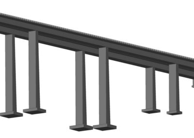 Modelo 3D Viaducto del Sordo, Sebrayu, Villaviciosa