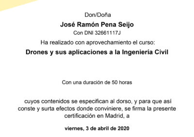 Drones y sus aplicaciones a la Ingeniería Civil