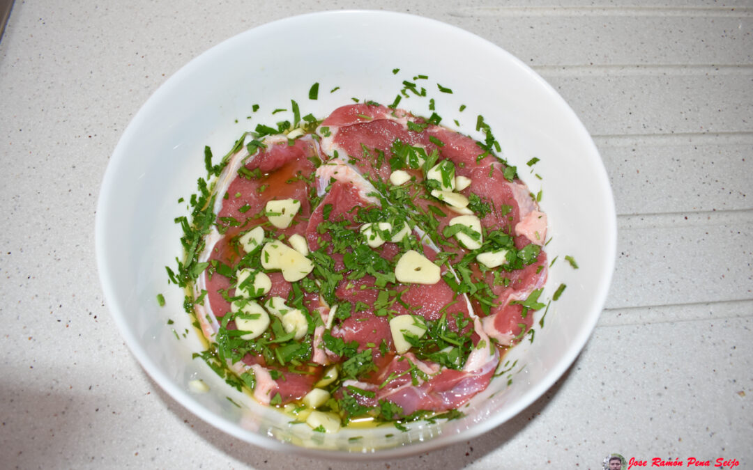 ADOBO PARA CARNES A LA PLANCHA O FRITAS, FILETES DE TERNERA