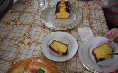 BIZCOCHO DE NARANJA CON ALMÍBAR